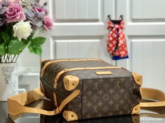 AAA Pruses Bags LOUIS TRUNK PM BACKPACK SOFT VUITTON 0705